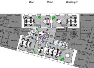 Bureau dans Paris à louer Plan d’étage– Image 1 sur 1
