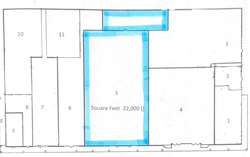 1711-1725 Knight Ave, Waycross, GA à louer Plan d’étage– Image 1 sur 1