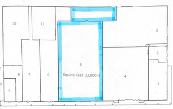 1711-1725 Knight Ave, Waycross, GA à louer Plan d’étage– Image 1 sur 1