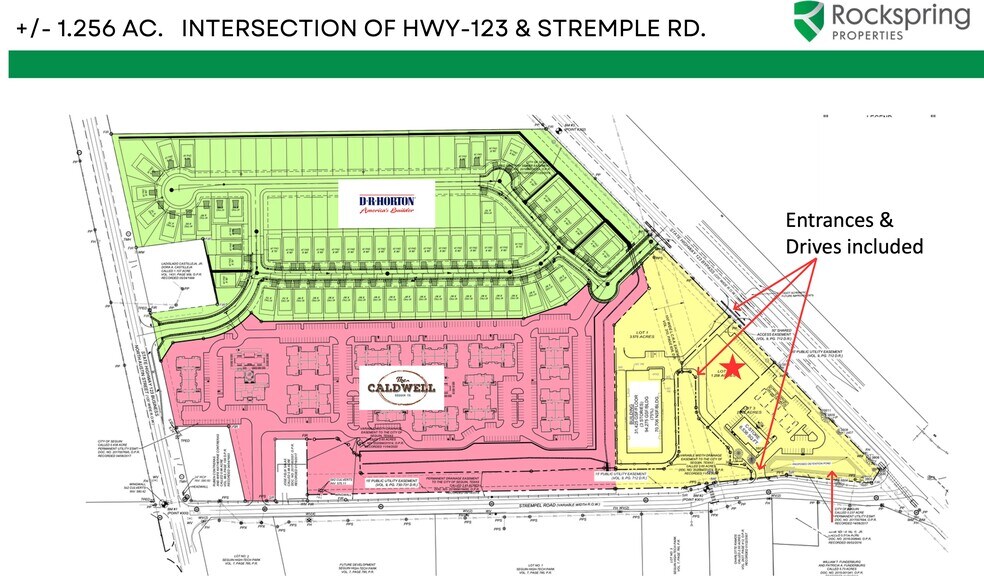 3005 Tx-123 Seguin Tx 78155, Seguin, TX à vendre - Plan de site – Image 3 sur 3