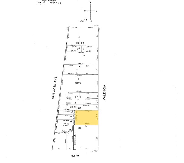 1266-1272 Valencia St, San Francisco, CA à louer - Plan cadastral – Image 2 sur 28
