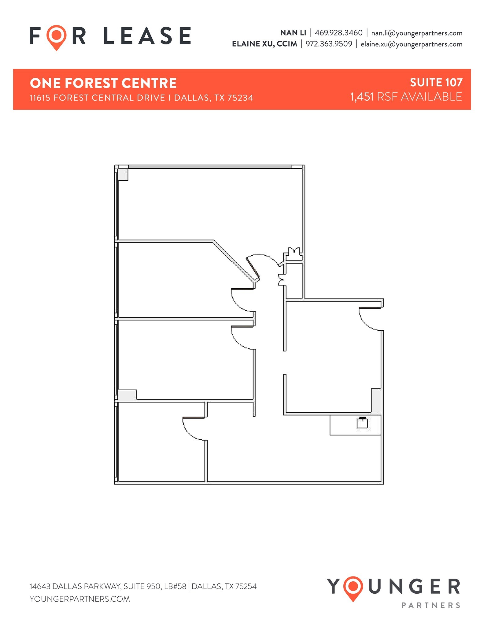 11615 Forest Central Dr, Dallas, TX à louer Plan de site– Image 1 sur 7