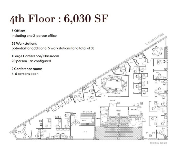 530 W 166th St, New York, NY à louer - Plan d’étage – Image 3 sur 8