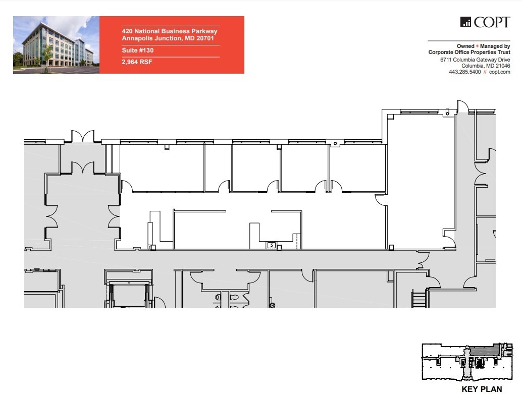 420 National Business Pky, Annapolis Junction, MD à louer Plan d’étage– Image 1 sur 2