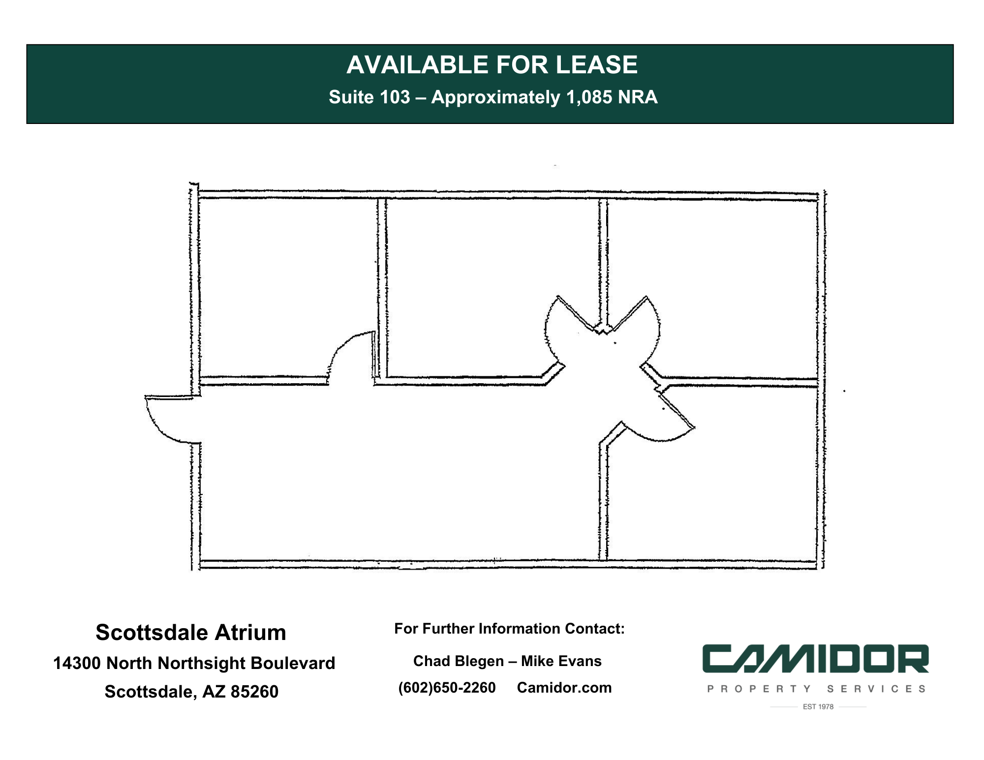 14300 N Northsight Blvd, Scottsdale, AZ à louer Plan d’étage– Image 1 sur 1