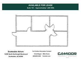 14300 N Northsight Blvd, Scottsdale, AZ à louer Plan d’étage– Image 1 sur 1