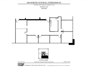 100 N Central Expy, Richardson, TX à louer Plan d’étage– Image 1 sur 1