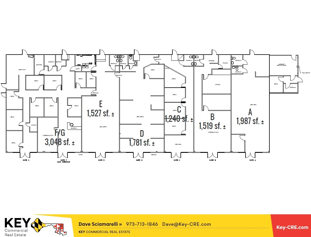 8141 Telegraph Rd, Severn, MD à louer Plan d’étage– Image 1 sur 1