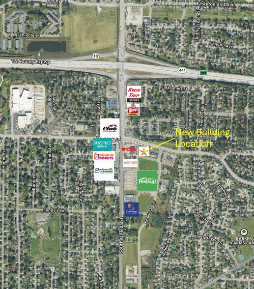 1911 Midway St, Menasha, WI à louer - Aérien – Image 3 sur 3