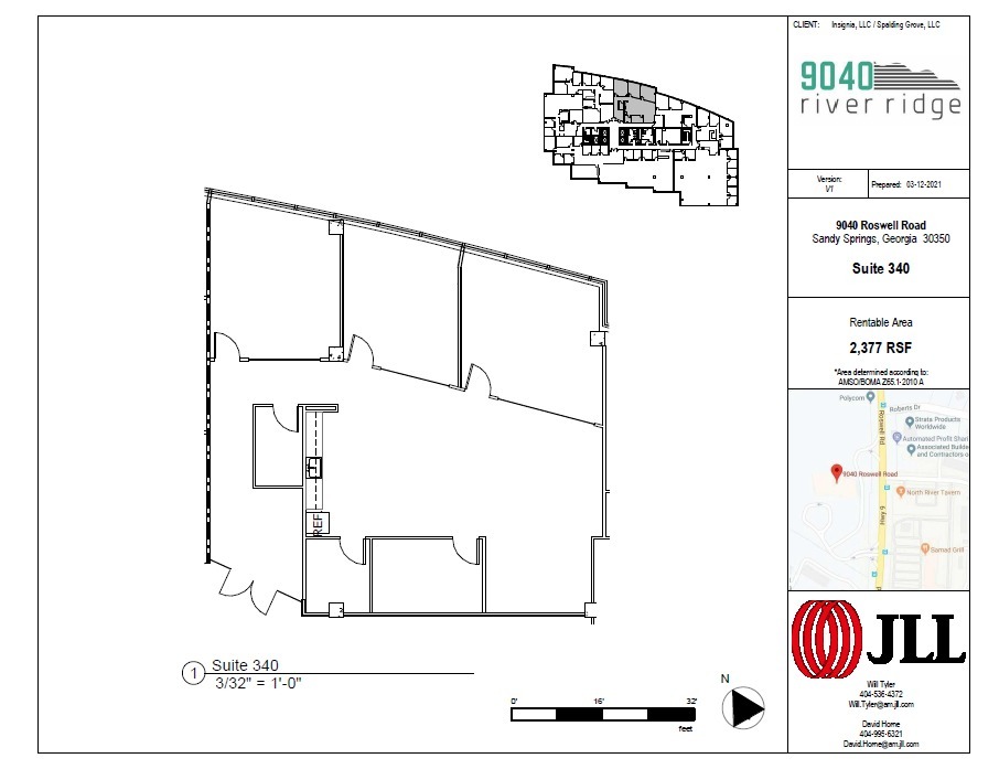 9040 Roswell Rd, Atlanta, GA à louer Plan d’étage– Image 1 sur 1