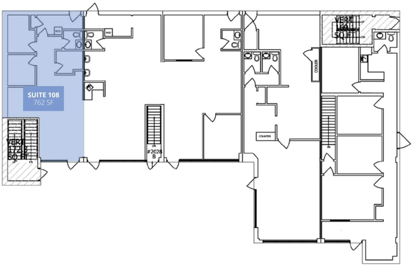 2022-2032 33rd Ave SW, Calgary, AB à louer Plan d’étage– Image 1 sur 3