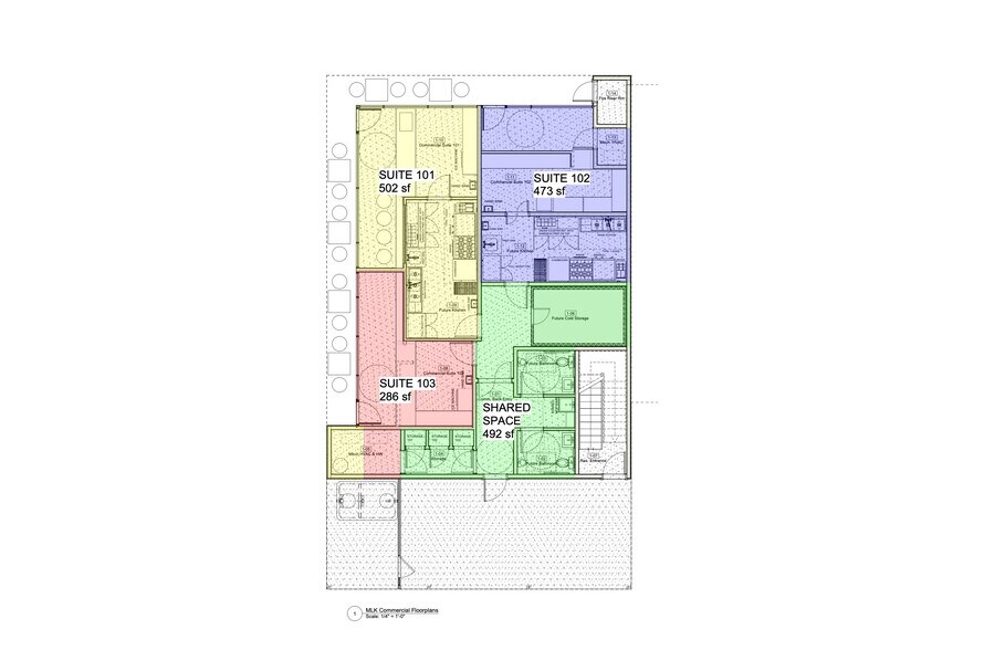 1701 E Martin Luther King Jr Blvd, Austin, TX à louer - Plan de site – Image 2 sur 8