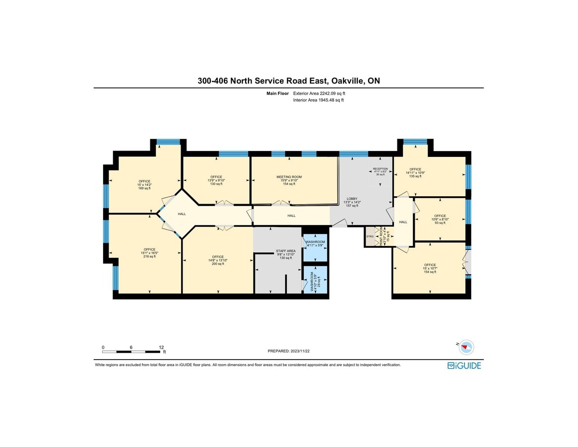 406-410 N Service Rd E, Oakville, ON L6H 5R2 - Lot 300 (406) -  - Plan d’étage - Image 1 of 7