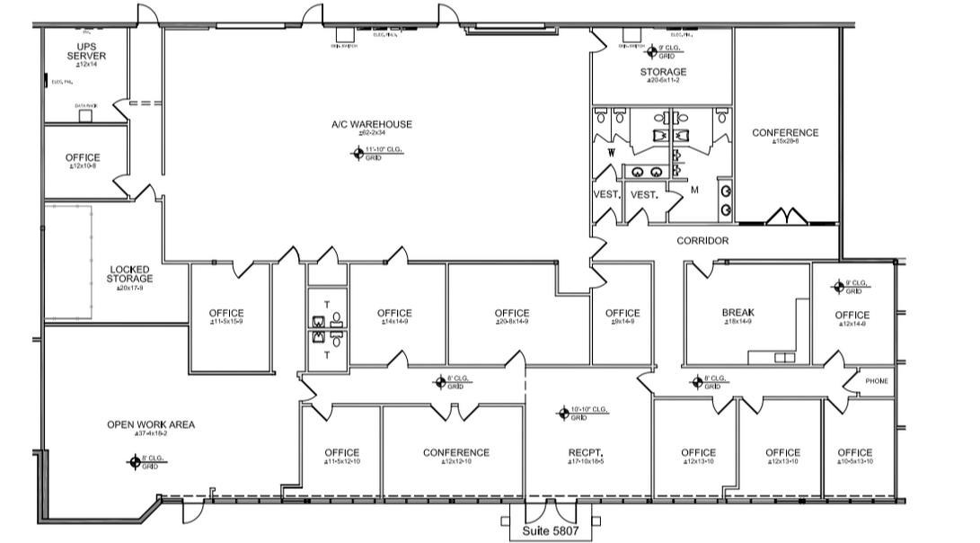 5801-5821 N Andrews Way, Fort Lauderdale, FL à louer Plan d’étage– Image 1 sur 1