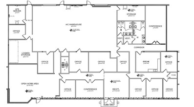 5801-5821 N Andrews Way, Fort Lauderdale, FL à louer Plan d’étage– Image 1 sur 1