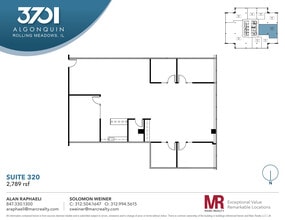 3701 Algonquin Rd, Rolling Meadows, IL à louer Plan d’étage– Image 1 sur 8