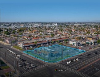 Plus de détails pour NWC BEACH BLVD & CHAPMAN AVE, Stanton, CA - Local commercial à louer