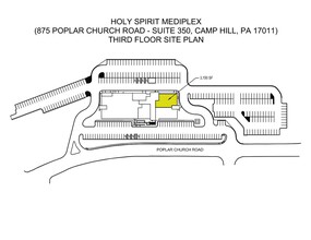 875 Poplar Church Rd, Camp Hill, PA à louer Plan de site– Image 1 sur 4