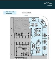 1900 K St NW, Washington, DC à louer Plan d’étage– Image 2 sur 2