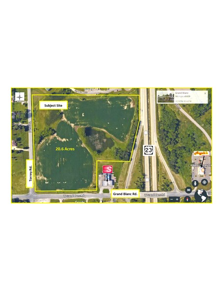 0000 Torrey Rd, Grand Blanc, MI à vendre - Aérien – Image 2 sur 3