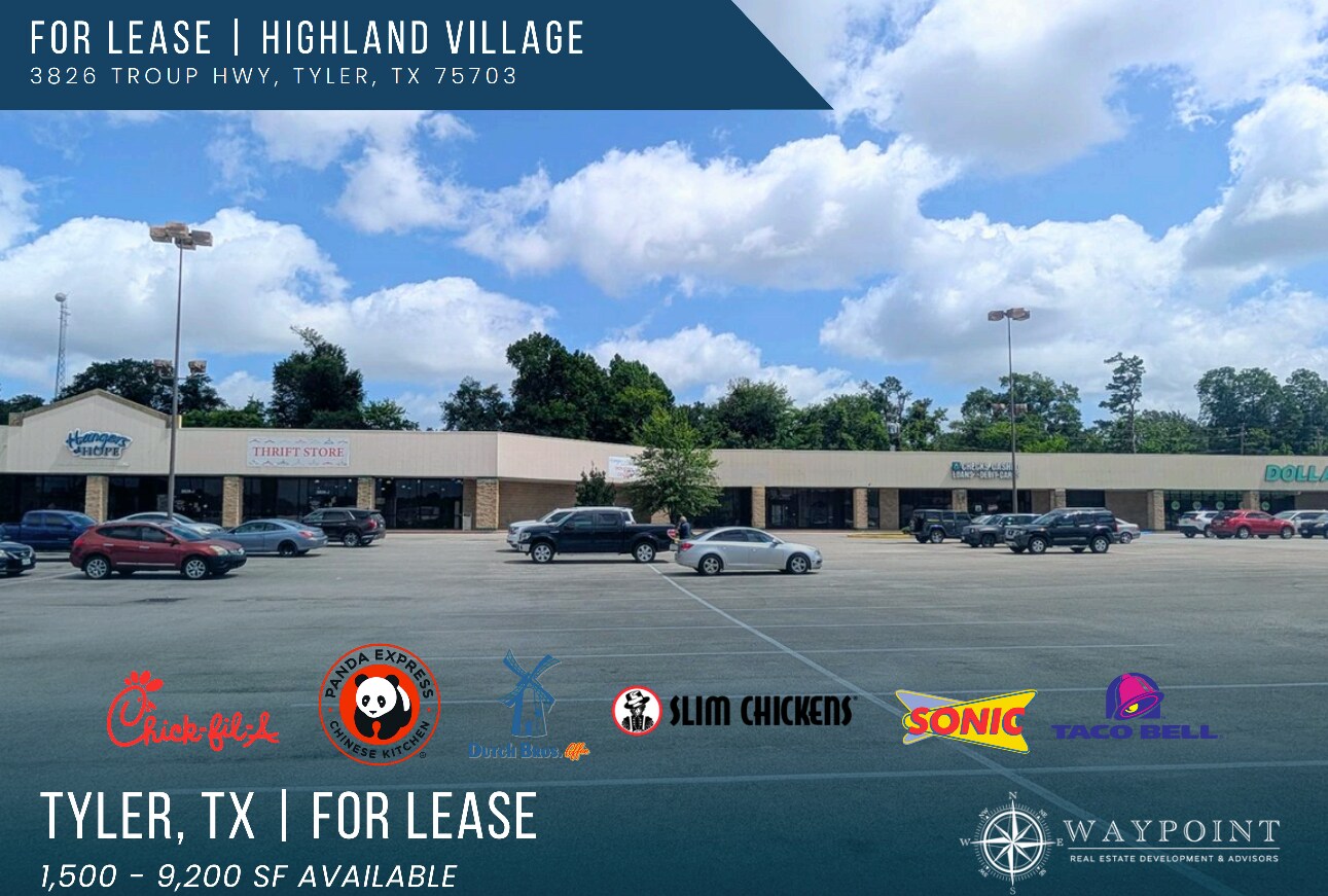 3826-3900 Troup Hwy, Tyler, TX à louer Photo de l’immeuble– Image 1 sur 12