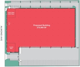 9845 Almond Ave, Fontana, CA à louer Plan de site– Image 1 sur 1