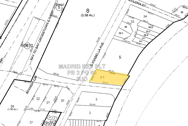 2905 Bayshore Blvd, Tampa, FL à louer - Plan cadastral – Image 2 sur 7