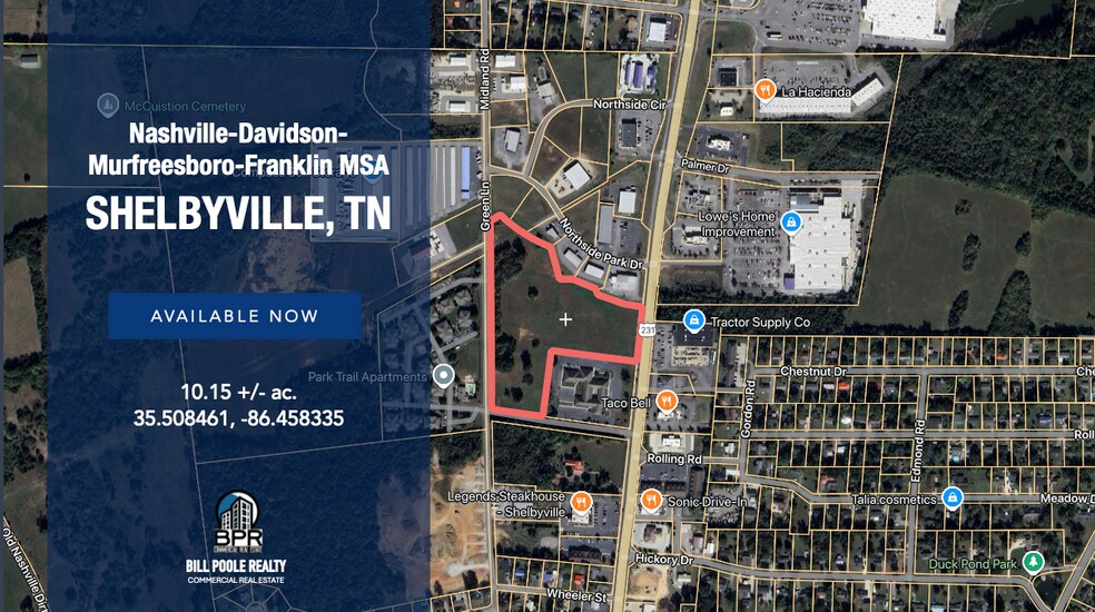 1701 N Main St, Shelbyville, TN à vendre - Photo de l’immeuble – Image 1 sur 3