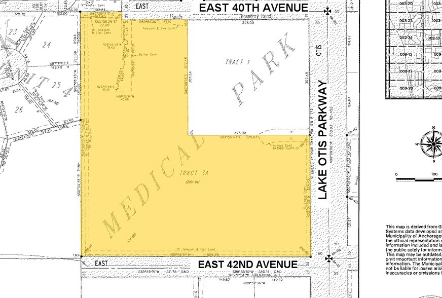 4100 Lake Otis Pky, Anchorage, AK à louer - Plan cadastral – Image 2 sur 5