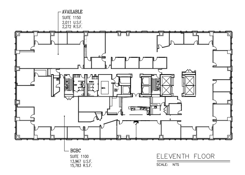 300 N Meridian St, Indianapolis, IN à louer Plan d’étage– Image 1 sur 1