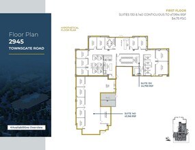 2945 Townsgate Rd, Westlake Village, CA à louer Plan d’étage– Image 2 sur 2