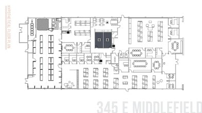 345 E Middlefield Rd, Mountain View, CA à louer Plan d’étage– Image 1 sur 1