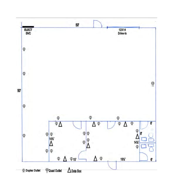 4379 Interstate Dr, Macon-Bibb, GA à louer Plan d’étage– Image 1 sur 1