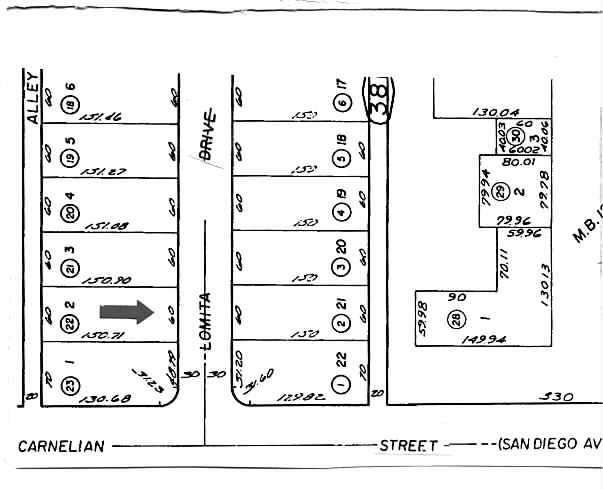 8722 Lomita Dr, Rancho Cucamonga, CA à vendre - Plan cadastral – Image 2 sur 3