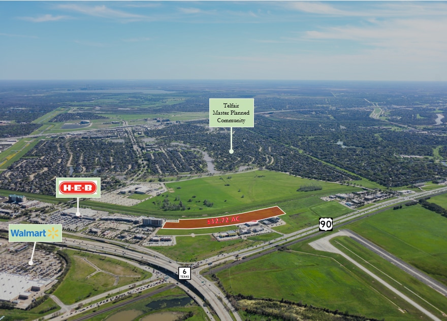 Hwy 6 & US 90, Sugar Land, TX à vendre Aérien– Image 1 sur 3