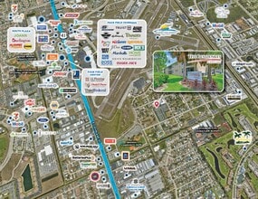 South Rd, Fort Myers, FL - Vue aérienne  vue de carte