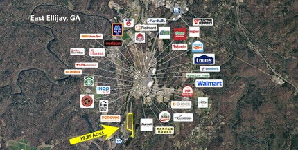 7284 Highway 515, Ellijay, GA - Vue aérienne vue de carte - Image1