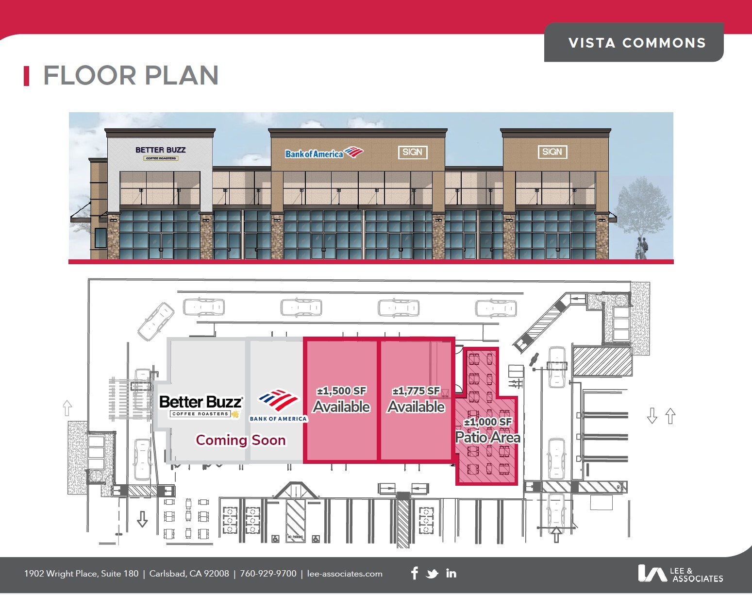 1465 E Vista Way, Vista, CA à louer Plan d’étage– Image 1 sur 1