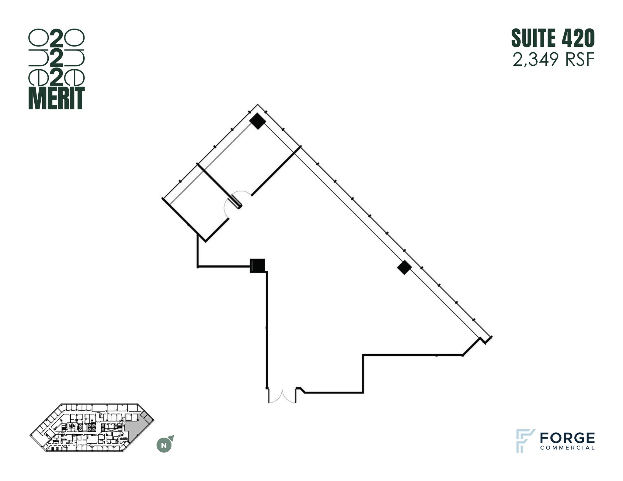12221 Merit Dr, Dallas, TX à louer Plan d’étage– Image 1 sur 1