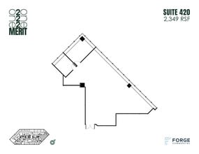 12221 Merit Dr, Dallas, TX à louer Plan d’étage– Image 1 sur 1