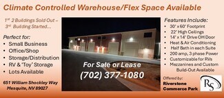Plus de détails pour 651 William Shockley Wy, Mesquite, NV - Industriel/Logistique à vendre