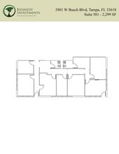2901 W Busch Blvd, Tampa, FL à louer Plan de site– Image 1 sur 1
