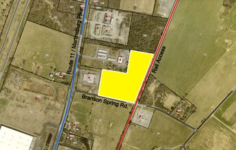 Branson Spring, Clear Brook, VA - Vue aérienne  vue de carte