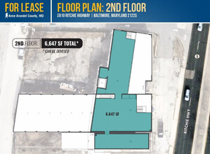 5810 Ritchie Hwy, Baltimore, MD à louer Plan d’étage– Image 1 sur 1