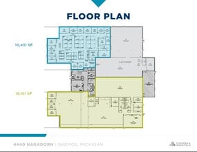 4440 Hagadorn Rd, Okemos, MI à louer Plan d’étage type– Image 1 sur 2