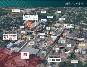 301 S Main St, Naperville, IL - Vue aérienne vue de carte