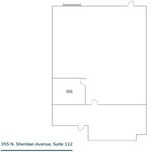 355 N Sheridan St, Corona, CA à louer Plan d’étage– Image 1 sur 2