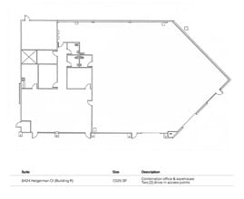 8400-8444 Helgerman Ct, Gaithersburg, MD à louer Plan d’étage– Image 1 sur 1