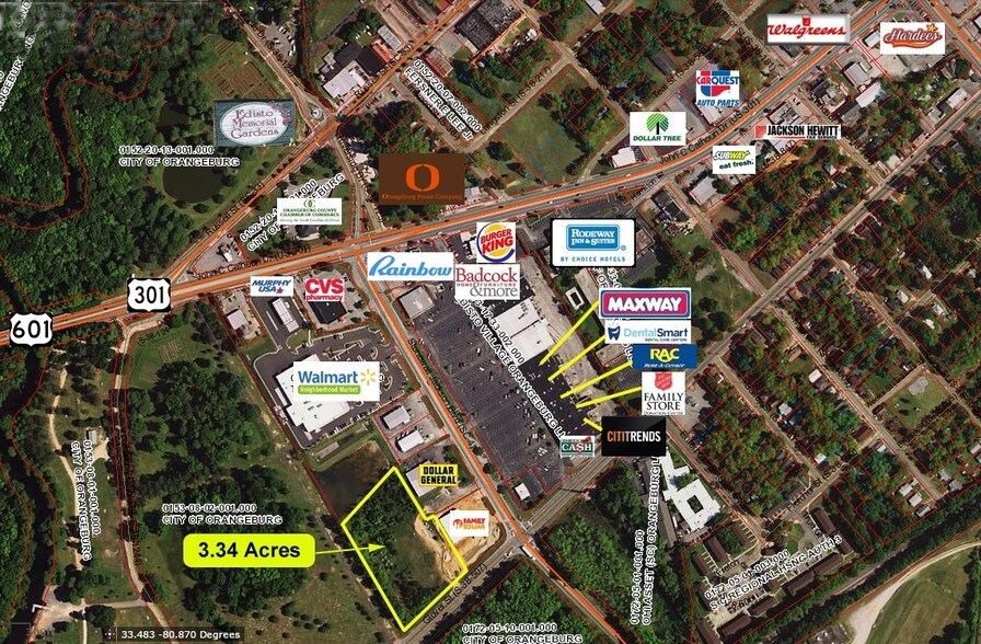 Glover St, Orangeburg, SC à vendre - Photo de l’immeuble – Image 1 sur 2
