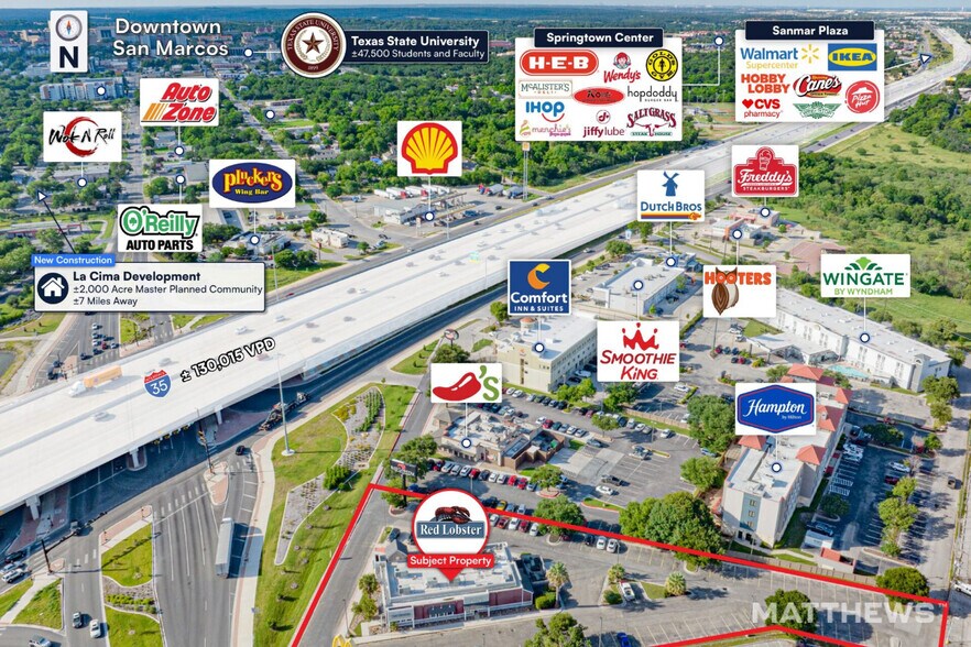 100 N Interstate 35, San Marcos, TX à vendre - Photo de l’immeuble – Image 3 sur 4